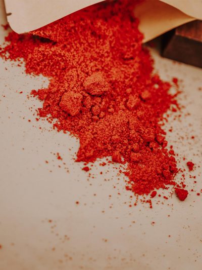 Red chili pepper kraft